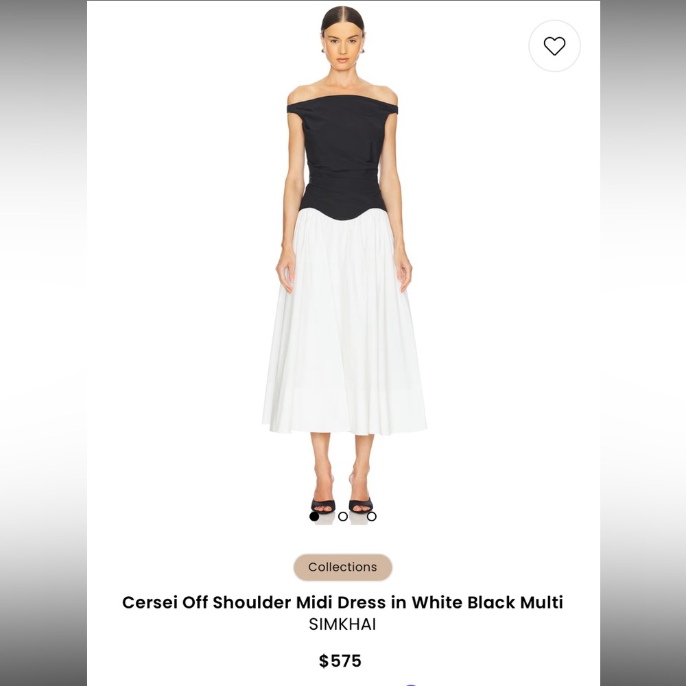 Simkhai Cersei Cotton Midi Dress NWOT Size 4